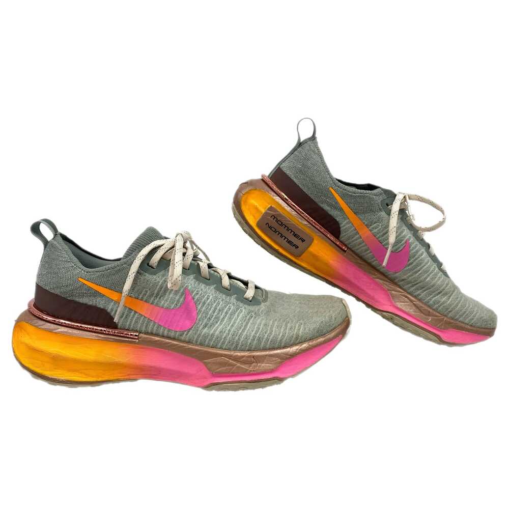 Nike Pink Orange Sneakers Ombré Lace Up | Womens 8.5